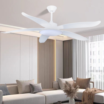 Modern 50 Inch ABS Blade LED Light Ceiling Fan with Remote Control - Hot Sale