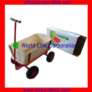 150kgs OEM Foldable Wood Serving Carts