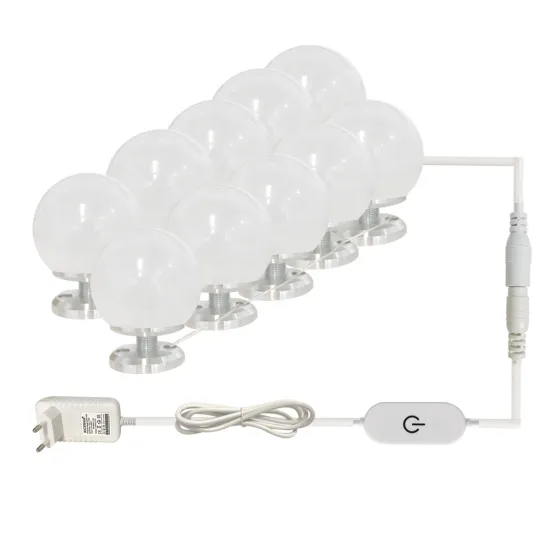 Stepless Dimmable LED 12V Hollywood Vanity Lights Kit for Dressing Table