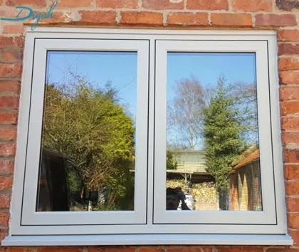 Soundproof Aluminium Casement Window Triple Glass Glazed Profile Swing Windows