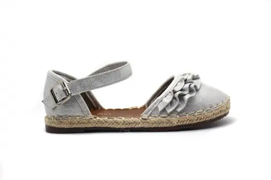 Ankle Metallic Wave Hemp Outsole Girl Shoes