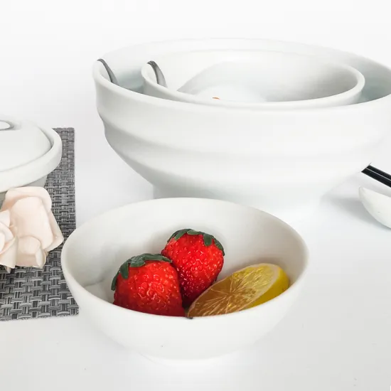 2020 new models  Factory wholesale noodle bowls chinese porcelain bowl ceramic bowl