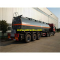 7500 galons 30mt sodium hypochlorite tank trailers