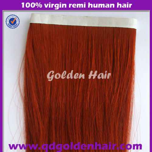 Unprocessed Virgin Natural Color 100% Remy Russian Skin Weft Pu Hair Extension