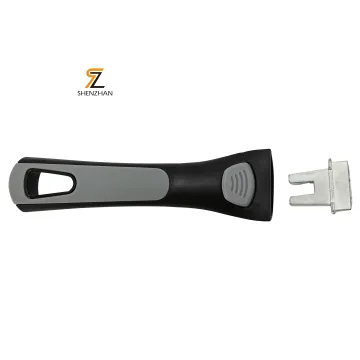 Universal Detachable Pot Handle: Woks, Frying Pan, and Stockpot Clip-On Anti-Scalding Wooden Handle