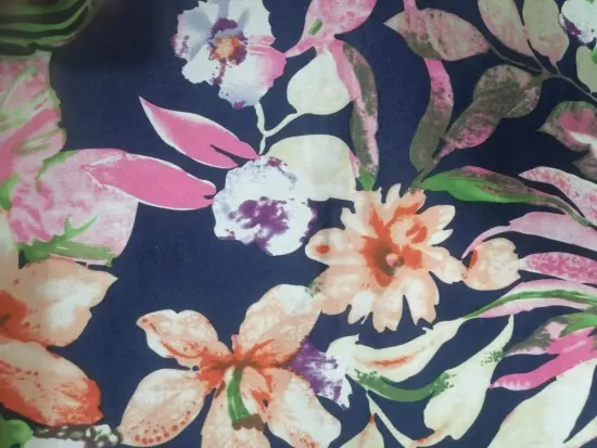 COTTON SATEEN SPANDEX PRINT