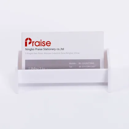 Office Desktop Plastic Business Card Holder: A Stylish Solution for Desk Organization