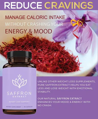 OEM/ODM Appetite Suppressant Saffron Weight Loss Capsules