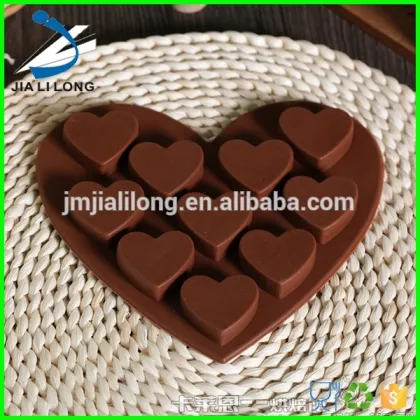 Food grade handmade chocolate silicone heart mold