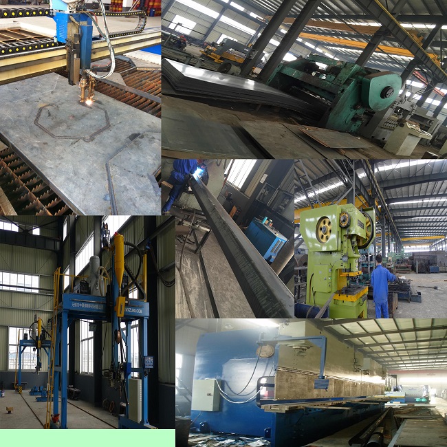 steel pole producing process