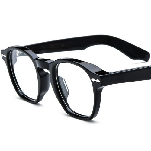 Honey Tortoise Chunky Square Acetate Optical Glasses