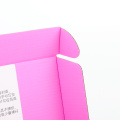 Printed Pink Corrugated Shipping Mailer Boxes