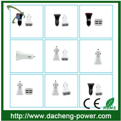 High charging effciency usb car charger aukey car charger dual car charger
