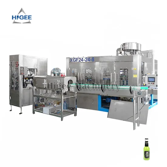 Wine and Beer Filling Machine Line for Glass Bottles with Conveyor