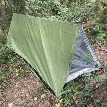 OEM Outdoor 2 Person Resistant Lightweight Emergency Tent Thermal Emergency Survival Shelter Tube Life Tent