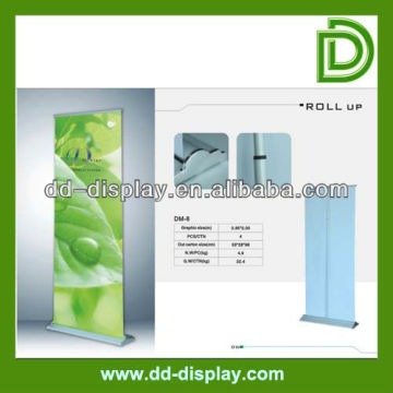 0.85*2.00m double bag retractor display roll up banner