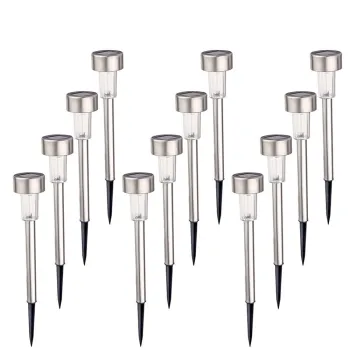 Waterproof Solar Garden Lights - 12 Set Lawn Lamps