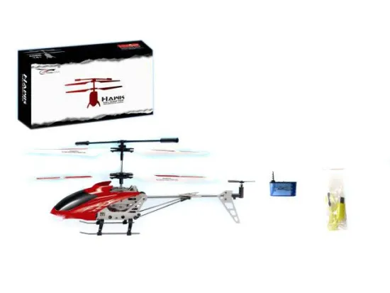 3CHANNELS DIE CAST R/C HELICOPTER W/GYRO (iPHONE ANDROS CONTROL)