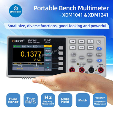 OWON digital multimeter counting high precision true RMS DC/AC current voltage USB multimeter tester.