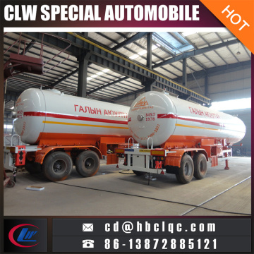 Double Axles 20000kg 40.5m3 LPG Trailer Tank LPG Tank Semitrailer