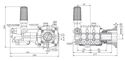 Humidification Dust suppression system pump