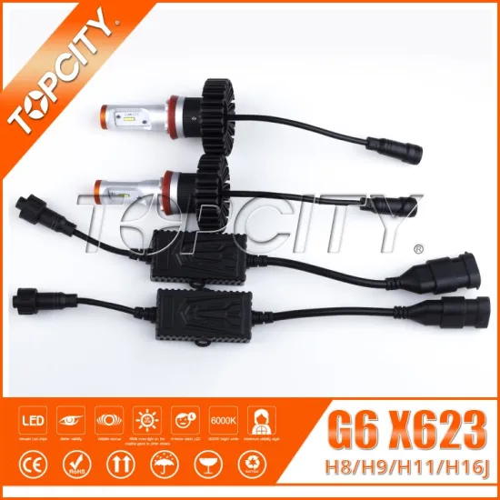 Factory Wholesale Powerful 4800LM 80W 9-32V Car LED Headlight h11 h13 h4 For Buick Chevrolet Audi