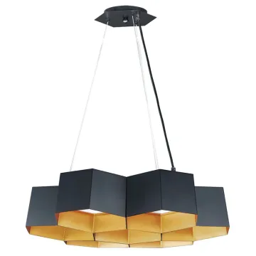 Modern Gold Black Metal Pendant Lights for Living Room and Dining Room