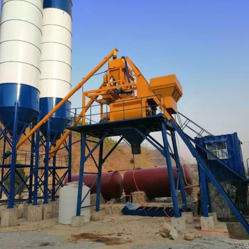 Planta de lotes de mezcladores de concreto a gran escala