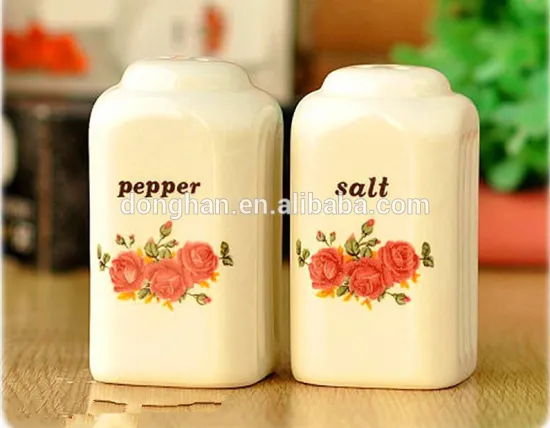ceramic salt and pepper shaker bottlewith low price