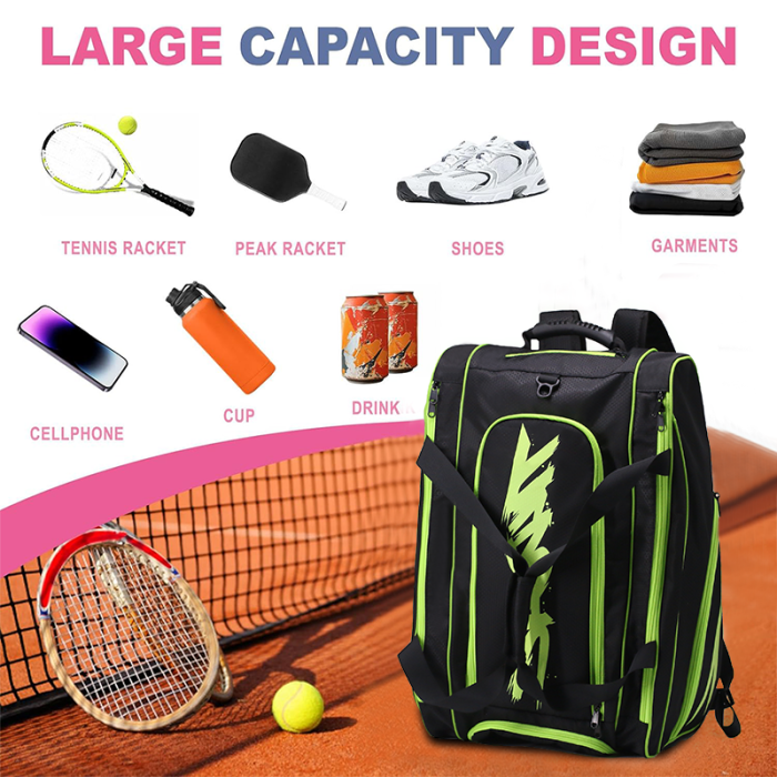 Padel Racket Bag Pickleball Paddle Backpack