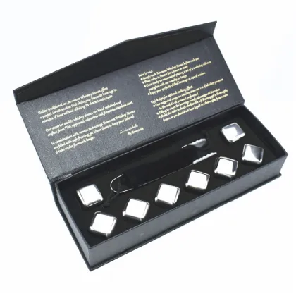 Stainless Steel Reusable Whiskey Stones Metal Ice Cubes