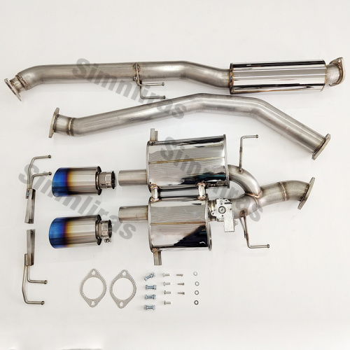 Zawórowy układ wydechowy typu Cat-Back ze sterownikiem do Hondy Civic Type R 2023 Końcówki z włókna węglowego/tytanu opcjonalnie