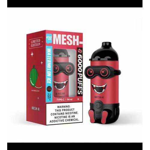 Mesh-X 6000 Puffs Kit jetable Vape Vape Hot