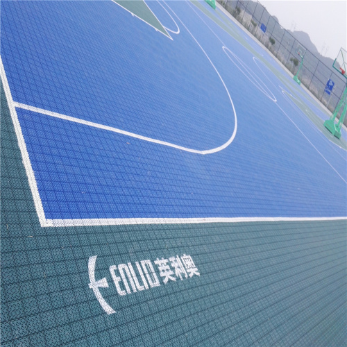 PP Court Tiles vloeren voor outdoor basketbalveld