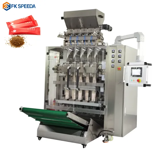 Multi-Lane Packaging Machine for Ketchup, Sauce, and Gel: CE Certified 2-4-6 Lane Liquid Stick Filling Equipment