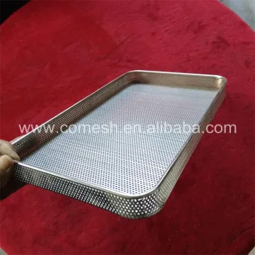 304 Stainless Steel Perforated Medical Trays
