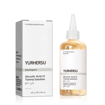 YURHERSU Glycolic Acid Toner - 100ml Organic Skin Moisturizing Toner