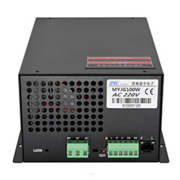 Substituição da fonte de alimentação do laser CO2 de 100 W