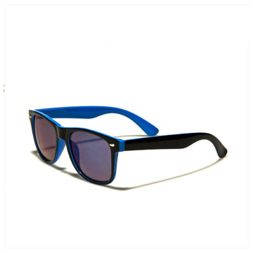 Hochwertige zweifarbige polarisierte Sonnenbrille mit Spiegelobjektiv