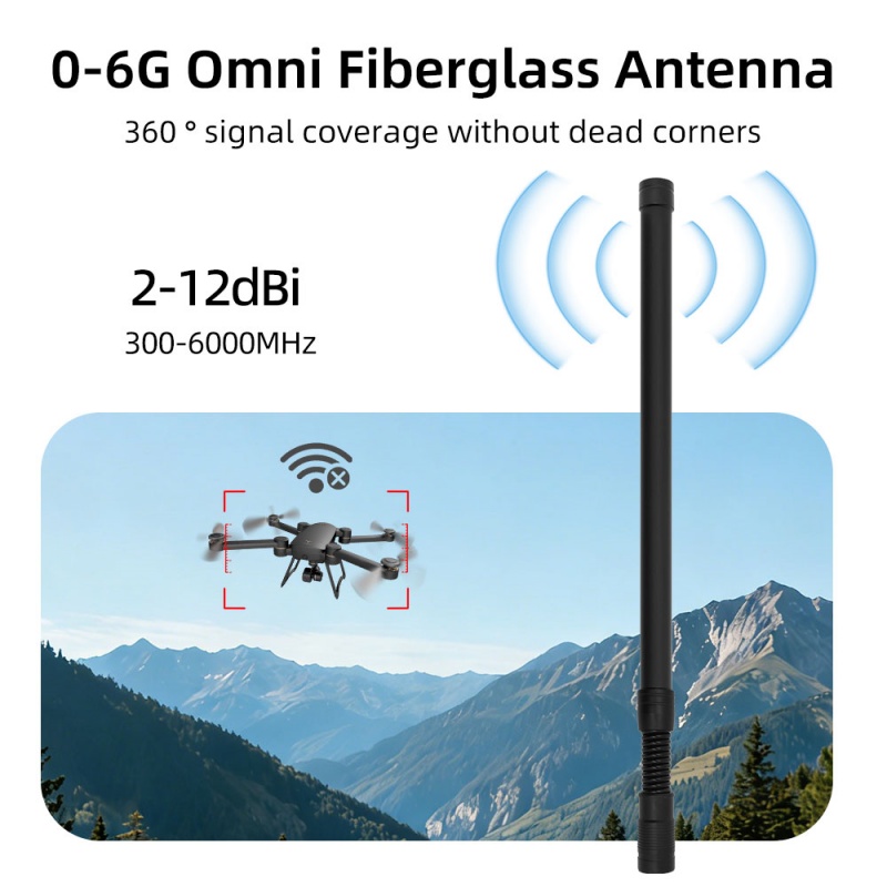 315MHz-6GHz Custom Frequency Fiberglass Gooseneck Antenna 5