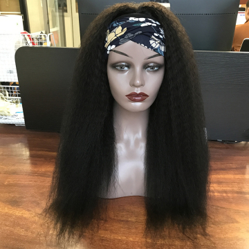Best cuticle aligned virgin cheap remy natural virgin hair wigs,brazilian wholesale 100% human hair for black women headband wig