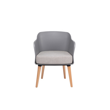 China Simple design Upholstered seat arm fabric leisure chair Supplier