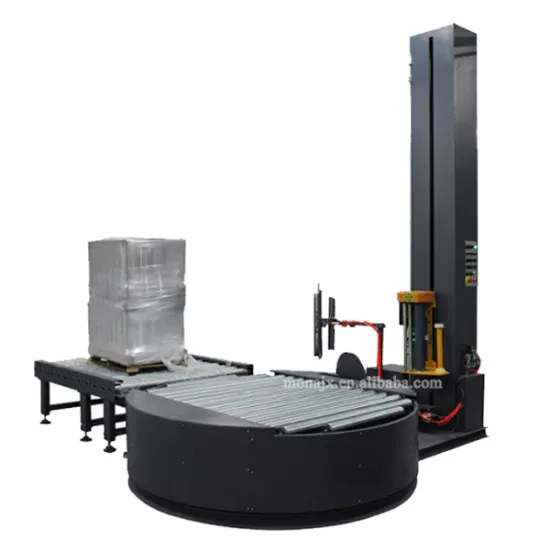 Remote Control Pallet Stretch Wrapping Machine with Cut and Clamp Film System