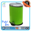 Household Oval Shaped Stainless Steel Pedal Bin