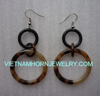Organic Horn Earing,  Buffalo Horn Accessories