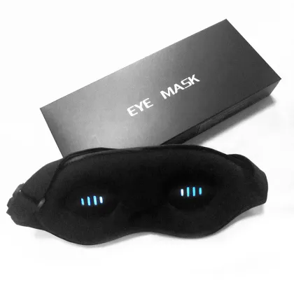 Hot Selling 3D Memory Foam LED Blue Light Blocking Sleep Eye Mask for Deeper Sleep