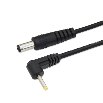 5.5*2.1 to 2.5*0.7 Angled DC Power Cable