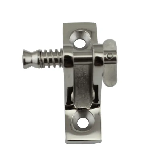 Marine Hardware Stainless Steel Deck Hinge Boat Bimini Top Fitting 90 Degree Quick Pin