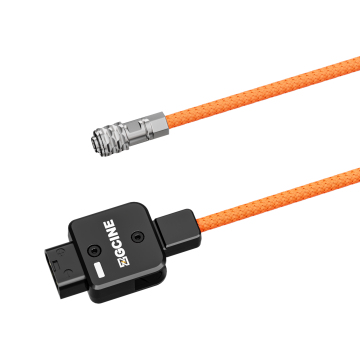 Cavo di alimentazione intrecciato Zgcine per la fotocamera del cinema tascabile Blackmagic 4K/6K: Collegamento di batterie a V tramite Adattatore da femmina Weipu da femmina a D-TAP
