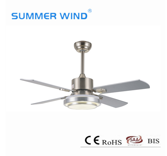 Simple reversible function ac copper motor ceiling fan